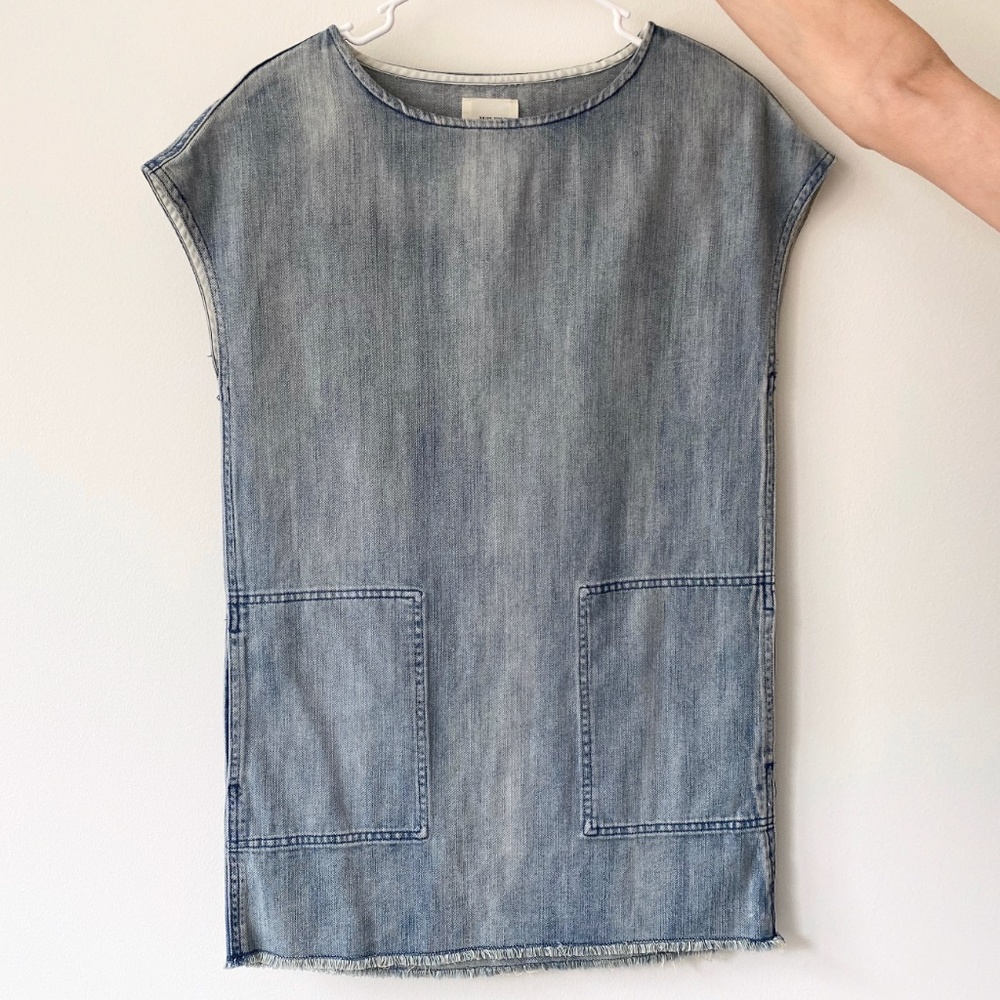 Wilfred Free Nori Dress in Light Jean Wash, XS